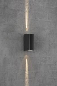 Nordlux ASBOL | dizajnová vonkajšia nástenná lampa Farba: Čierna