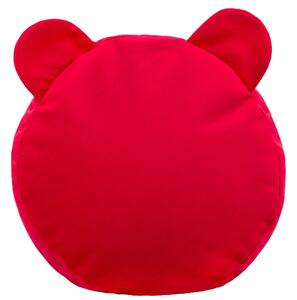 Podnožka TEDDY - červený plyš