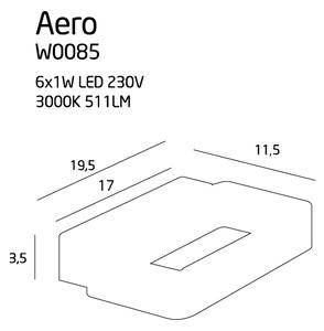 Maxlight AERO | nástenné dizajnové led svietidlo