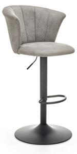 Barová stolička KANGO, 55x90-112x53, sivá