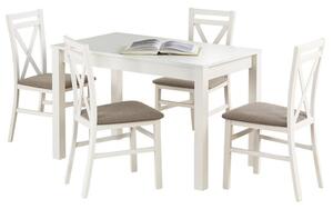 Jedálenský stôl Kioso 120x76x68 cm (biela)
