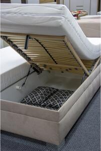 Čalúnená posteľ Windsor 180x200, béžová, bez matraca