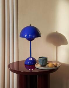 &Tradition Prenosná lampička Flowerpot VP9, cobalt blue 133093A178