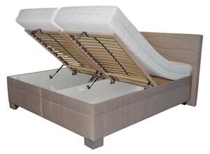 Čalúnená postel Windsor 180x200, béžová, vrátane matraca
