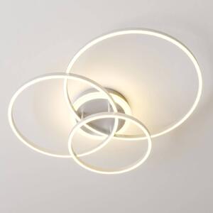 Lindby Smart LED stropné svietidlo Tula, diaľkové ovládanie, Tuya CCT