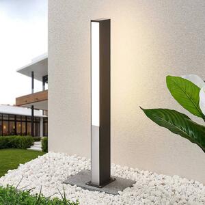 Lucande Aegisa LED lampa na projektor, 80 cm, antracitová, kov, IP54