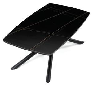 Konferenčný stolík čierny mramor AHG-X7227 BK