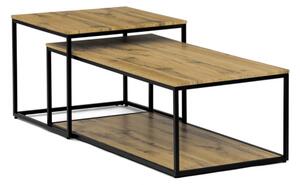 Sada 2 konferenčných stolíkov CT-X7123 OAK