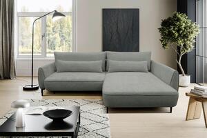 ROHOVÁ SEDAČKA, textil, sivá MID.YOU - Sedačky, Online Only