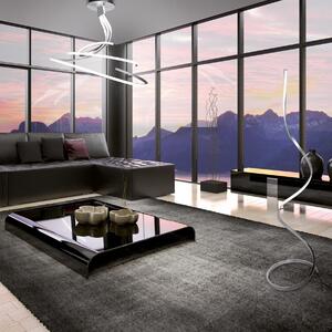 Mantra NUR | luxusné stropné dizajnové led svietidlo 91cm Farba: Chróm matný, Stmievateľné: nie