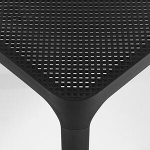 Plastový záhradný stôl Net Antracite 100 x 60 cm NARDI
