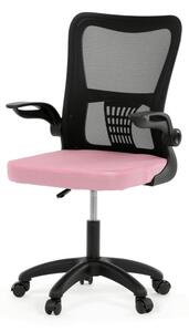 Detská otočná stolička ružová KA-K2006 PINK
