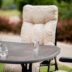 Záhradný stôl Dine & Relax Ceramico / Antracit 132 x 90 cm PATIO