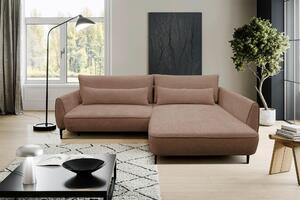 ROHOVÁ SEDAČKA, textil, hnedá MID.YOU - Sedačky, Online Only