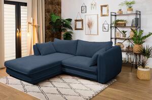 ROHOVÁ SEDAČKA, textil, tmavomodrá MID.YOU - Sedačky, Online Only