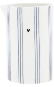 Keramický džbánik White / Blue Stripes 250 ml