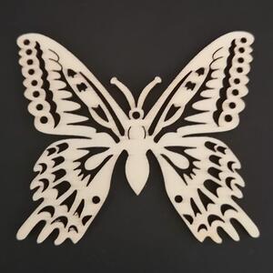 AMADEA Drevená dekorácia motýľ 6 cm