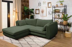 ROHOVÁ SEDAČKA, textil, zelená MID.YOU - Sedačky, Online Only