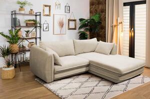 ROHOVÁ SEDAČKA, textil, béžová MID.YOU - Sedačky, Online Only