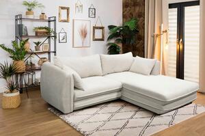ROHOVÁ SEDAČKA, textil, krémová MID.YOU - Sedačky, Online Only