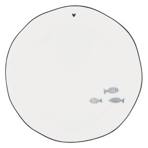 Keramický tanier Iris Blue Fish Ø 19 cm