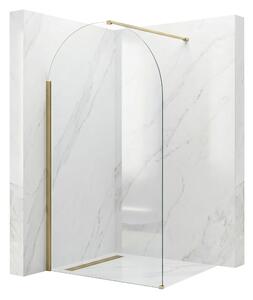 Rea Heaven, sprchová zástena Walk-in, 110 cm, zlatá matná, REA-K6683
