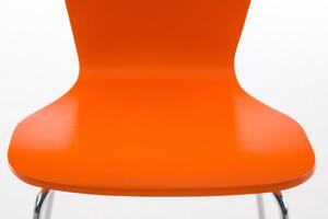 Oranžová stolička Journee