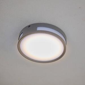 LED stropné svietidlo Rola, vonkajšie, antracit, Ø 18 cm