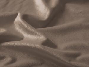 Biante Zamatový oválny obrus Velvet Prémium SVP-005 Svetlo hnedý 100x140 cm