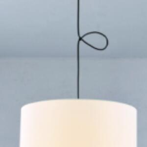 Rendl BROADWAY | závesná lampa s ramenom biela chróm