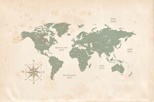 Tapeta decentná mapa sveta