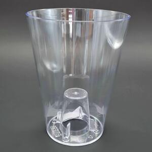 AMADEA Kvetináč plastový - doplnok k dreveným kvetináčom, priemer 13 cm, výška 17 cm