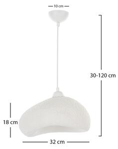 Brilagi - Luster na lanku WABI SABI 1xE27/40W/230V priemer 32 cm biela