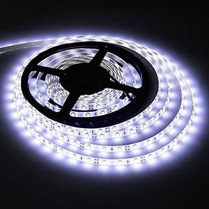 SOLIGHT LED pásik s testerom, 5m, sada s 12V adaptérom, 4.8W/m, IP20, 6500K denná biela