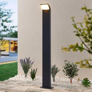 Lucande LED svetlo na chodník Tinna, 100 cm, antracit, IP65, Čierna, Hliník, Moderný, Osvetlenie príjazdovej cesty