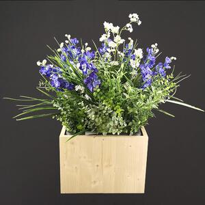AMADEA Drevený obal s kvetináčom, 33x33x24cm Český výrobok