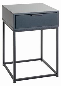 NOČNÝ STOLÍK, antracitová, 40/60/40 cm - Spálňové sety, Online Only