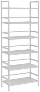 REGÁL NA TOPÁNKY, biela, 59/144/30 cm PBJ - Online Only drobný nábytok, Online Only