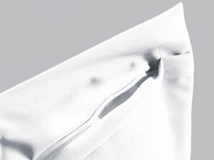 Biante Dekoračná obliečka na vankúš s lemom Rongo RG-045 Biela 50 x 60 cm