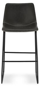 Barová stolička Guaro sivá, čierna