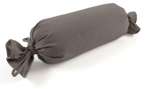 Biante Vankúš valec bonbon Velur VLR-008 Sivobéžový 15x40 cm