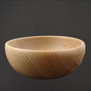 AMADEA Drevená miska guľatá, masívne drevo, 18 cm