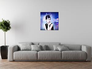 Obraz na plátne Audrey Hepburn, Jakub Banas Rozmery: 40 x 40 cm