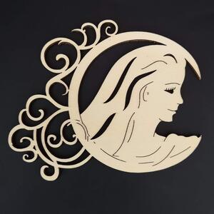 AMADEA Drevená ozdoba - znamenie panna 13 cm