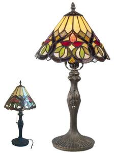 Metal Tiffany stolná lampa kolekcia BRIGHT Ø25*42