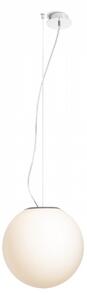 Rendl LUNEA | závesná lampa biele sklo Priemer: 40cm