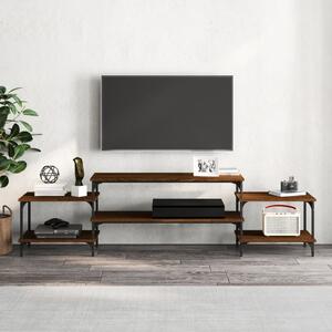 TV skrinka hnedý dub 197x35x52 cm spracované drevo