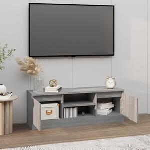 TV skrinka s dvierkami sivý dub sonoma 102x30x36 cm