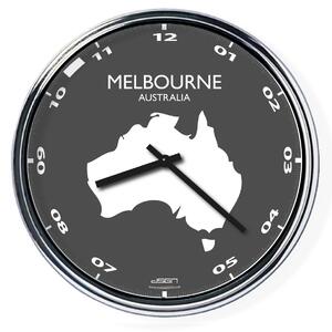 Kancelárske nástenné hodiny: Melbourne, Výber farieb Tmavé