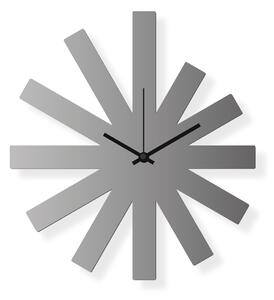 Dizajnové nástenné hodiny: Silver Star - Nerezová oceľ 30 x 40 cm | atelierDSGN